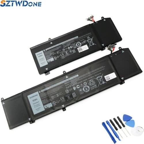 SZTWDONE XRGXX 90WH Laptop Battery for DELL ALIENWARE M15 R1 M17 R1 2018 P82F P79F 11.4V 90WH