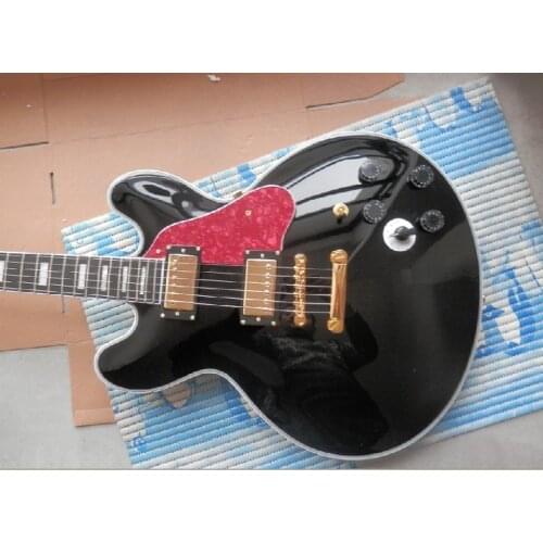 Free shipping Top quality New 5 speed switch Black Electric guitar B.B.K Signature Electric Guitar Dual Output 12yue17