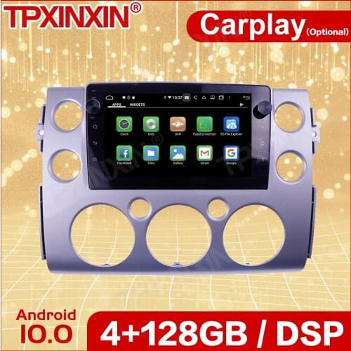 Wireless Carplay Car Android Stereo Receiver For Toyota FJ Cruiser 2007 2008 2009 2010 2011 2012 2013 2014-2018 Radio Head Unit