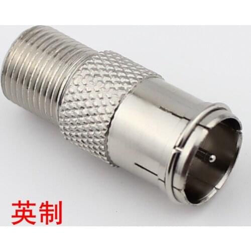 British f plug cable TV set-top box connector plug fast line adapter DIY finder accessories