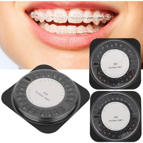 Dental Orthodontic Ceramic Brackets Straight Wire Dentist Supplies Teeth Grinding Guards Relieve Bruxism Tooth Alignment Tools
