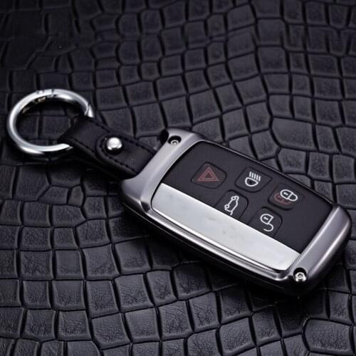 Aluminum alloy Car key cover key shell key case for Land Rover Sport Discovery Sport Evoque Freelander 2 For JAGUAR XE XF XJF