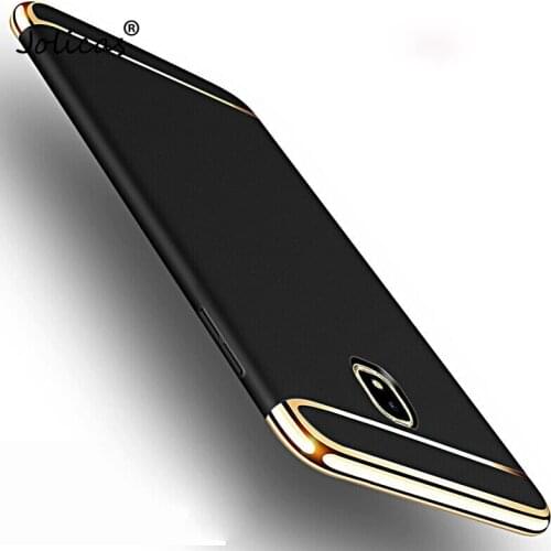 For Samsung Galaxy S10 Plus S10E J4 Plus J6 Plus J3 J5 J7 2017 S6 S7 Edge S9 Plus 3 In 1 Hard Full Cover Black Case gallxy