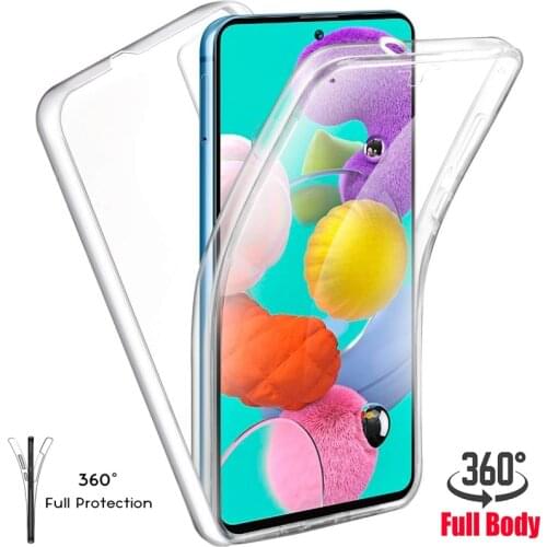 360 Double Silicon Soft Case For Huawei Y7P Honor 9C 8A 8S Prime 10i Lite 20S Y6 Y7 Y9 Y5 2019 P40 Lite E P30 P20 Pro Full Cover