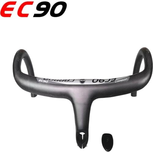 2019 EC90 Full carbon fiber road bike handlebar sports car one piece stem carbon handle bike Genuine original handle