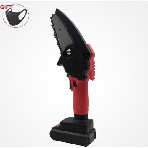 Electric Chain Saw Pruning Lithium Battery Woodworking Electric Saw Electric Garden Logging Portable 550W Electric Chain Saw