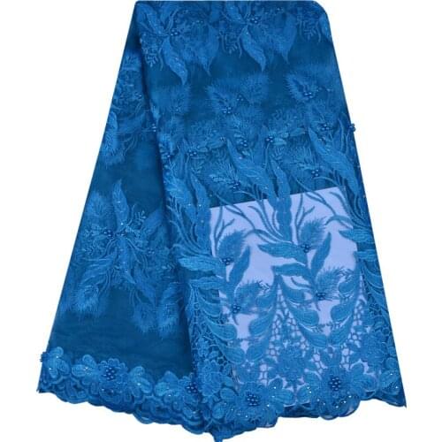 Best Selling Embroidery Lace Fabrics Cotton French Cord French Lace Fabric Guipure Nigerian African Lace For Wedding Dress F1146