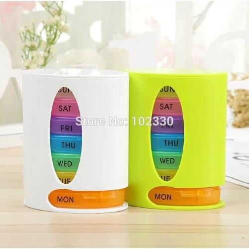 90pcs Storage Box Pill Pro Early, Middle And Late Medicine Box Mini Pill Collection Box Seven Color 28 Case Medicine Box S0011