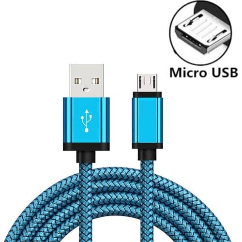 Micro USB Cable Fast Data Sync Charging Cable For Samsung s7 s6 Huawei Xiaomi LG Andriod Micro USB Charger Mobile Phone Cables