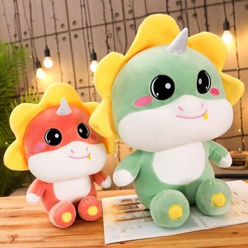 High quality 35-70cm cute Dinosaur doll plush toy baby toys to send children birthday gifts Christmas gifts to accompany
