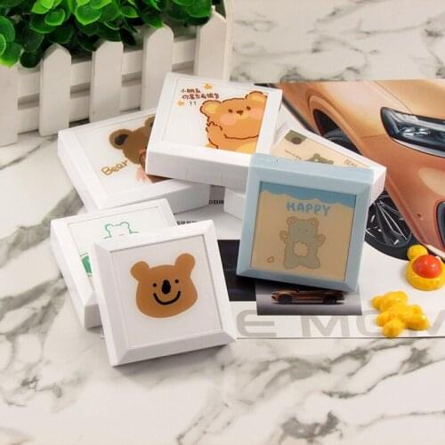 Cute Cartoon Contact Lens Case Box Japan Fresh Colored Contacts Lens Container Portable Travel Storage Box Gift For Girl