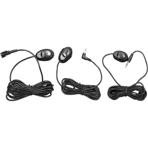 Mini 3.5mm Wired Paste Type External Car Audio Microphone Mic 3M Cable Universal Car Kit Auto External Microphone External Mic