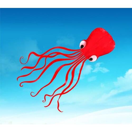 Cartoon Animal Windsock for Kids Funny Toys Outdoor Sports Outdoor Toy Flying Activity Game 3D Soft Octopus Kite