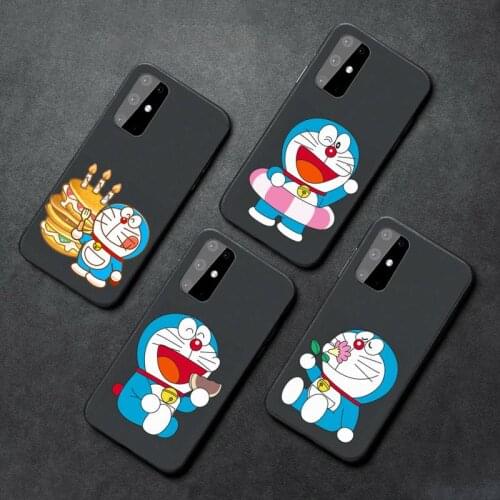 Cartoon cute Doraemon Phone Case For Samsung A21S A32 A51 A52 A71 A50 A12 S10 S20 S21 Plus Fe Ultra