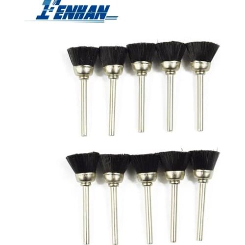 Nylon Wheel Brushes 10pcs Wire Wheel Brush Set for Dremel Mini Drill Rotary Tools Rotary Tool Accessories Polishing Brushes