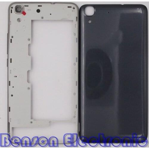 BaanSam New Single Card Middle Frame Battery Back Cover For Huawei Honor 4A Housing Case With Antenna+Power Volume Buttons