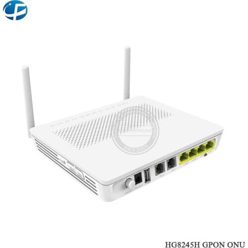 Brand New HW 2DBI HG8245H ONU ONT GPON With 1g *4 VOICE WIFI Ports English Setup Interface