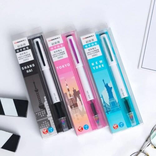 Fashion new luxury High quality student School office EF Nib fountain pen Set Ink Pen Gift Boys Girls Lovely For writing
