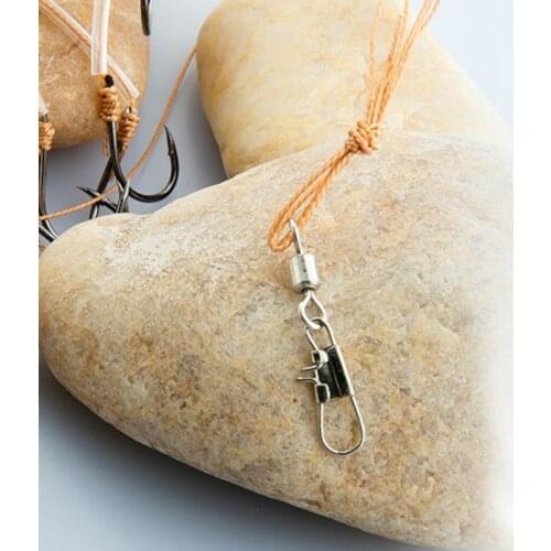 Useful Fishing Tackle Hook Box Sea Fishing with Six Strong Fishing Hooks D0LB