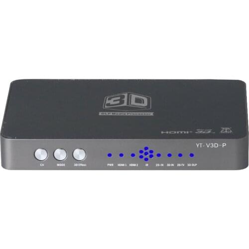 HDMI Converter/2D to 3D/Video Converter Left and Right Up and Down Format to 3D Suitable Projection Blu-Ray Film EU Plug