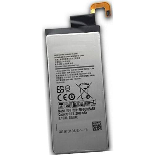 SAMSUNG EB-BG925ABE for Samsung GALAXY S6 Edge G9250 G925FQ G925F G925S S6Edge G925V G925A 2600mAh Spare Battery