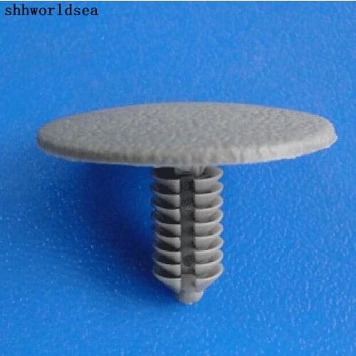 Shhworldsea 100pcs Nylon Dark Grey Headliner Retainer Fastener Clip For Ford N805315