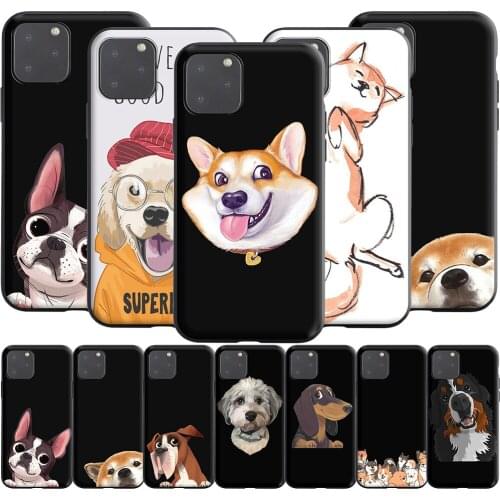 Funny Cute Husky Corgi Dog Silicone Case for Realme Narzo 30A GT NEO C3 C25 C21 C20 C17 C15 C12 C11 8 7 7i 6 6i Pro