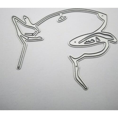 Bull Terrier Dog Head Carbon Steel Cutting Dies DIY Scrapbooking Photo Album Embossing Paper Cards Making Stencil Decor