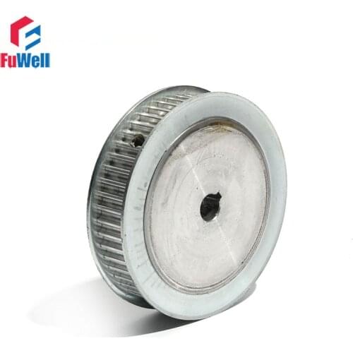 HTD5M 50T Timing Pulley Keyway Type 21mm Belt Width Gear Pulley 50Teeth 12/17/19/20/25mm Bore Aluminum Alloy Synchronous Pulley