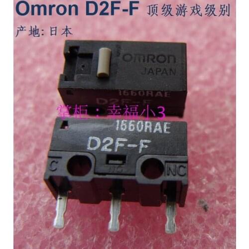 10pcs/lot 100% Original Made In Japan OMRON D2F-F Mouse Button Mouse Micro Switch 10 Millions Lifetime