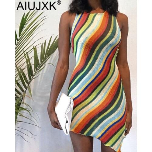 AIUJXK Summer Knitted Dresses