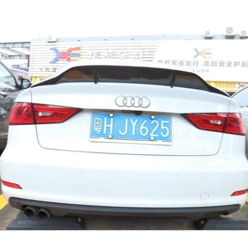Carbon Fiber Car Rear Wing Trunk Lip Spoilers Fits For 14-18 Audi A3 s3 2014 2015 2016 2017 2018
