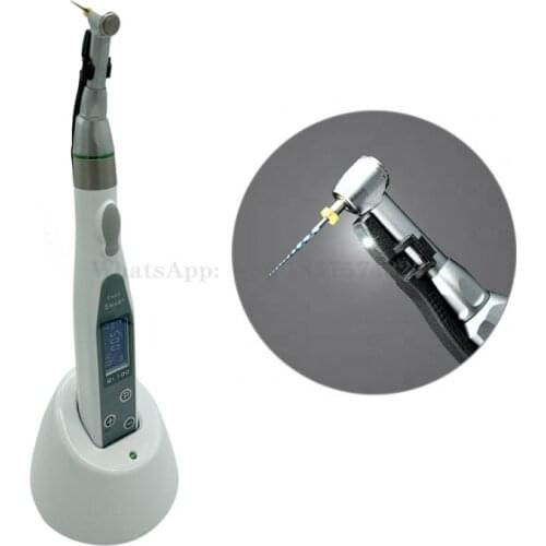 Wreless Endo Motor with Led Light / Dental Cordless Endodontic Micromotor 16:1 Contra Angle Handpiece