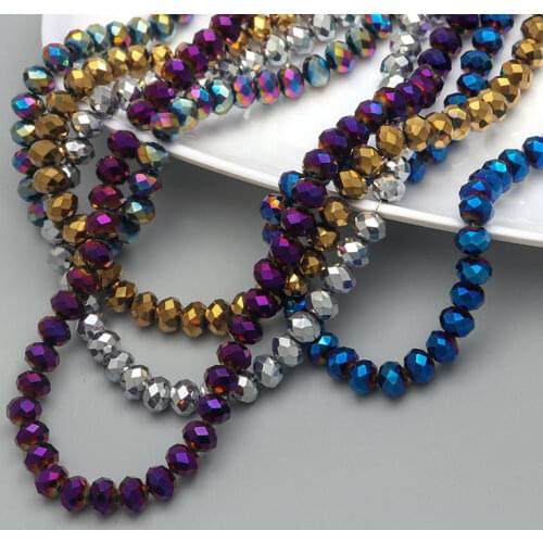 Shiny Jewelry Accessories Hole Beads Rhinestones 4mm Glass Strass Crystals Colorful Bracelets Making Beads Stones