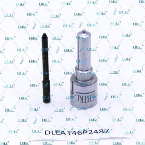 ERIKC Fuel Injection Nozzle DLLA 146 P2487 (0433172487) Common Rail Injector Nozzle DLLA 146P 2487 (0433 172 487) For 0445110690
