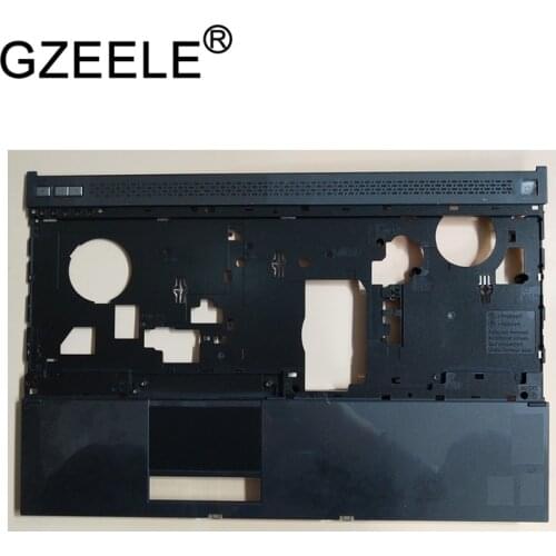 GZEELE New For DELL Precision M4800 Laptop Palmrest without Touchpad Assembly upper case keyboard bezel