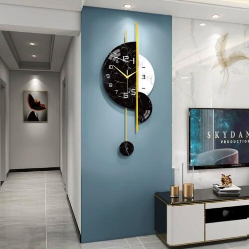 Fashion creative wall clock Modern minimalist home decoration clock Nordic fashion personality art wall clock
