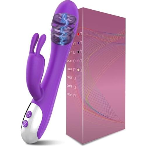 Powerful Soft Silicone Rabbit Vibrator For Women Clitoris Stimulator Female Masturbator USB Charger Dildo Sex Toys For Adults 18