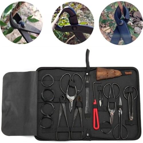 Hot Sell Bonsai Pruning Tool Set Appy to Garden Pruning Tools Bonsai Styling Tools With Nylon Case