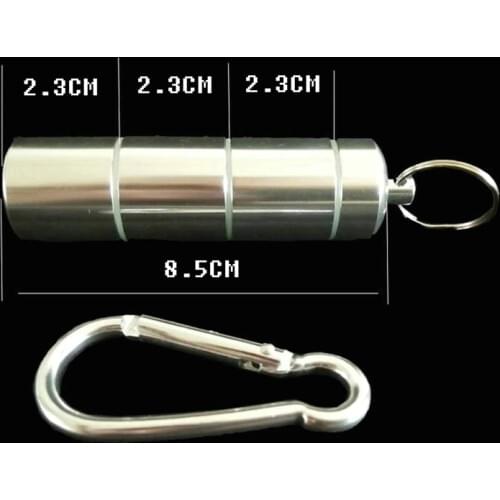 Portable Sealed Pill Cases Storage Box Bottle Waterproof Vitamin Medicine Survival Container Outdoor Travel Case Storage