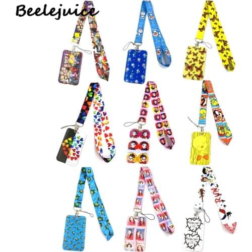ID Card holder Lanyard Keys Phone Holder Funny Neck Strap With Keyring ID Card DIY Animal webbings ribbons Hang Rope Gifts
