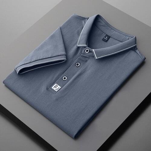 Summer Polo Shirt Men 2021New high quality branded mens clothing Casual Short sleeve cotton Polo shirts male