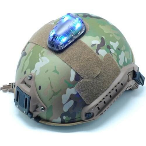 Airsoft Tactical Hunting FMA HEL-STAR 6 Helmet Safety Flash Light Survival Lights BK Body
