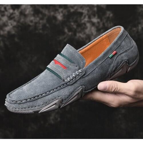 Brand Fashion Mens Shoes Lace-Up Soft Walking Man Footwear Big Size 46 Men Loafers Driving Shoes Men Flats Octopus Casual Shoes