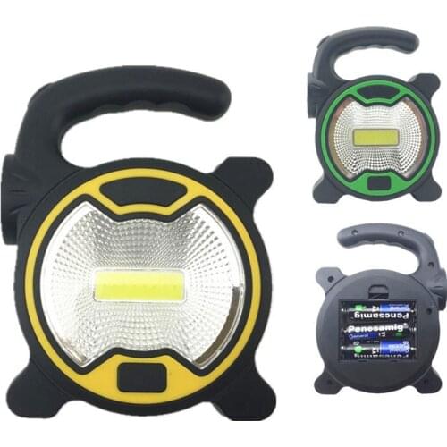 COB Outdoor Work Portable Lantern Lamp LED Waterproof Emergency Portable Spotlight Rechargeable Floodlight for Camping Light