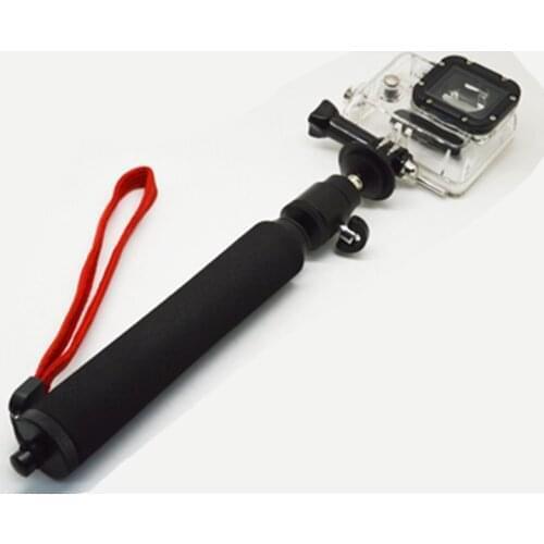 Waterproof Monopod Extendable Gopro Pole selfi Stick Monopod with go pro mount for Hero 4 3 xiaomi yi Monopod Accessories GP54