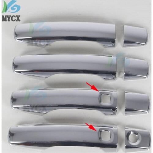 High Quality Gift Auto ABS Chromed Door Handle Cover Trim Car Exteriors Accessories For Toyota Land Cruiser 200 LC200 2008- 2014
