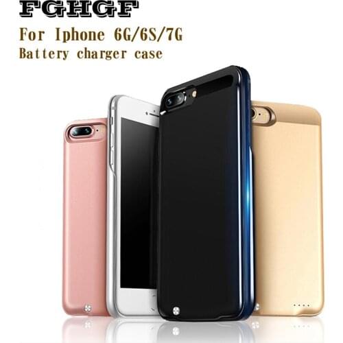 EeNjee Charger Case For iPhone 6 6S 7 4.7' External Battery Rechargeable Back Cover High Quality 2600mAh Powerbank Portable