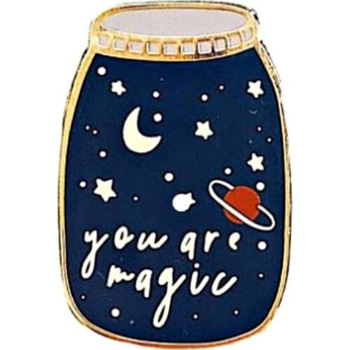 Galaxy lapel pin badge