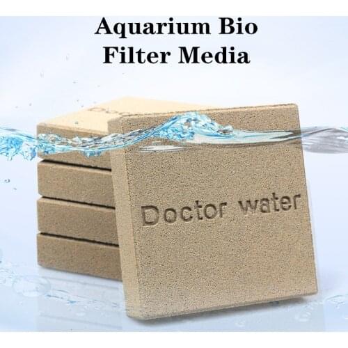 2Pcs Powerful Aquarium Filter Media Bio Ceramic Brick for Salt/Fresh Water Aquarium Canister Filtration Pond очиститель воды